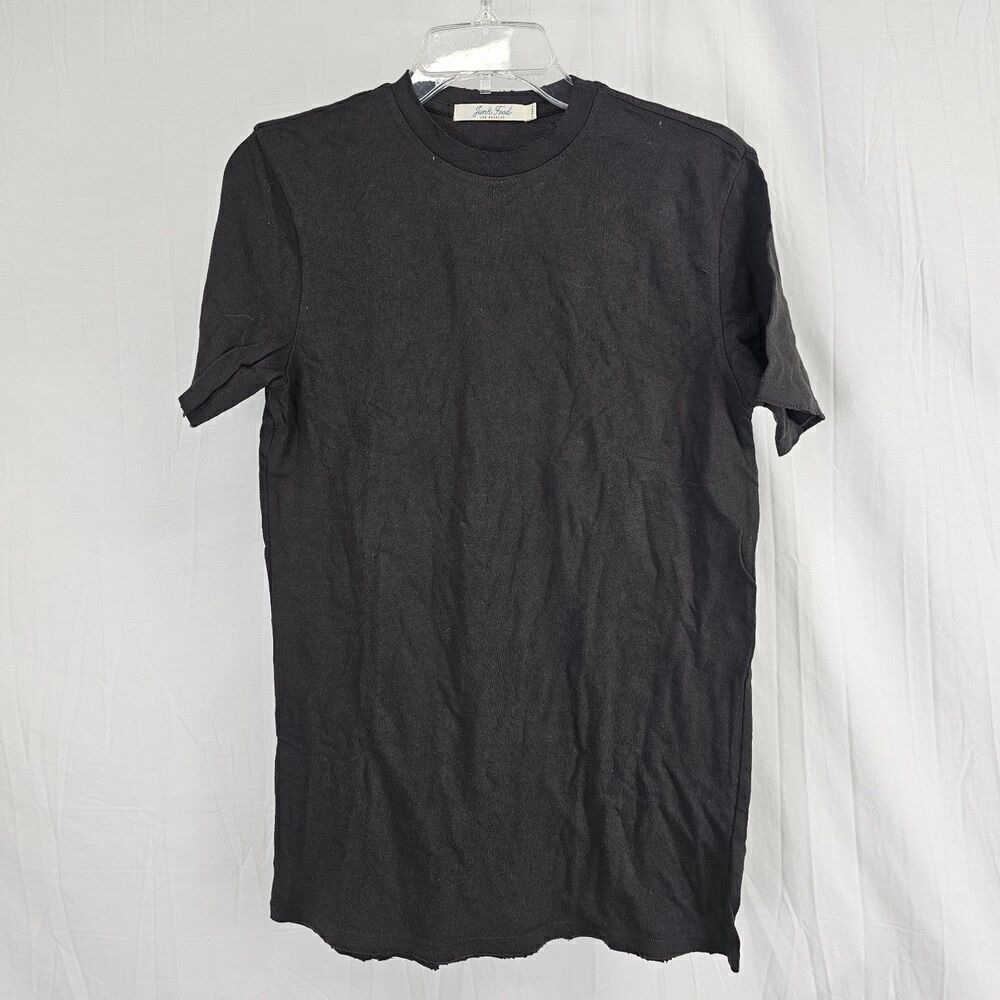 Junk Food Los Angeles Men's Size XS Plain Washed Black T Shirt Distressed